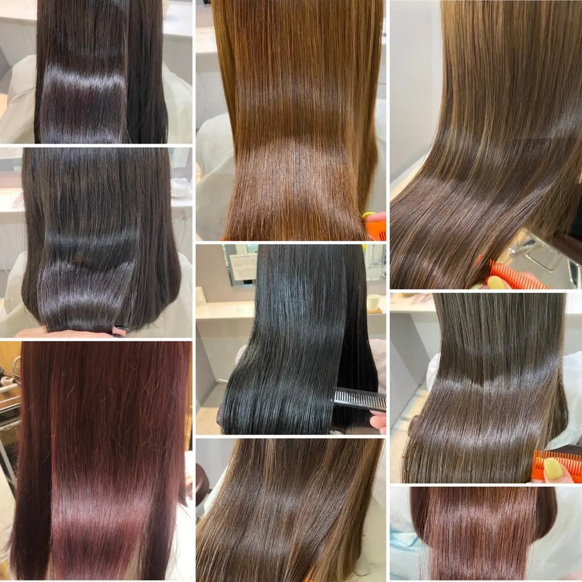 ミディアム カラー ヘアアレンジ アディクシーカラー ブリーチ ケアブリーチ ダブルカラー イヤリングカラー トリートメント 髪質改善デザイナー &mirai ryoのヘアスタイル