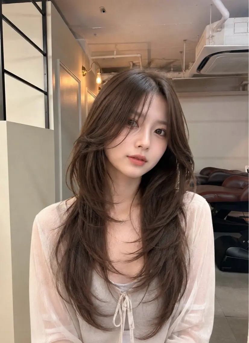 ロング カラー ヘアアレンジ ベージュカラー くびれヘア くびれレイヤー レイヤーカット カット ヘアカラー 🫧レイヤー/透明感 🫧Ryuseiのヘアスタイル