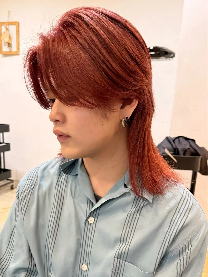 カラー メンズ メンズパーマ特化 三宅陸斗のヘアスタイル