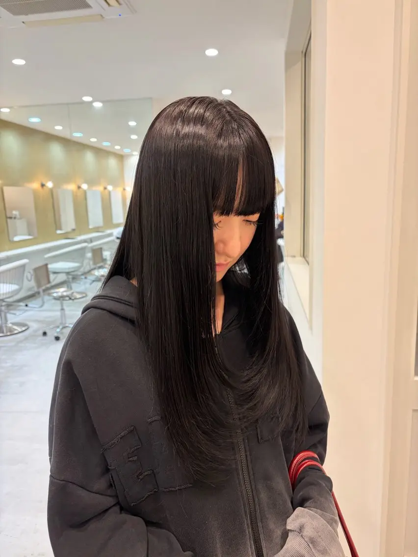 ロング カラー 北村 隼規のヘアスタイル
