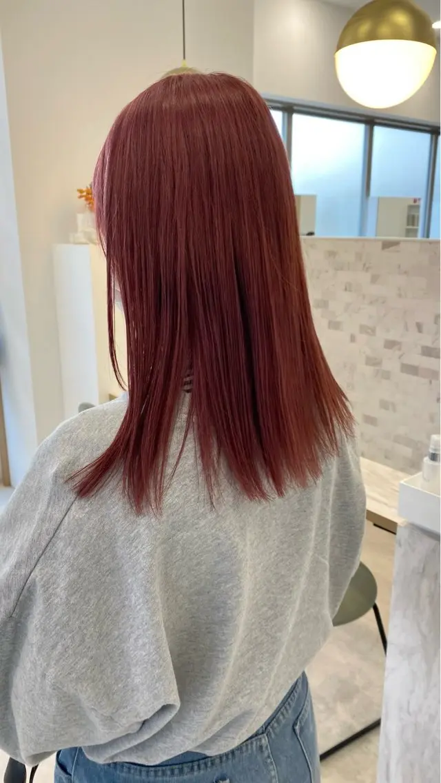 カラー カラー/ブリーチ モデル募集 柴田のヘアスタイル