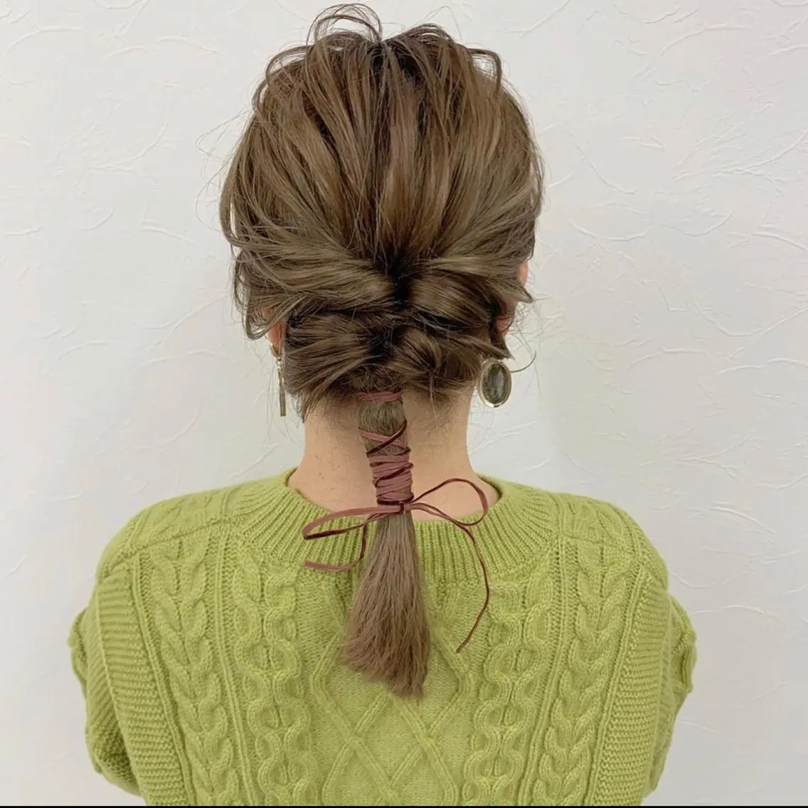 ミディアム カラー ヘアアレンジ 簡単アレンジ 眉毛ワックス konomiの眉毛・アイブロウイメージ