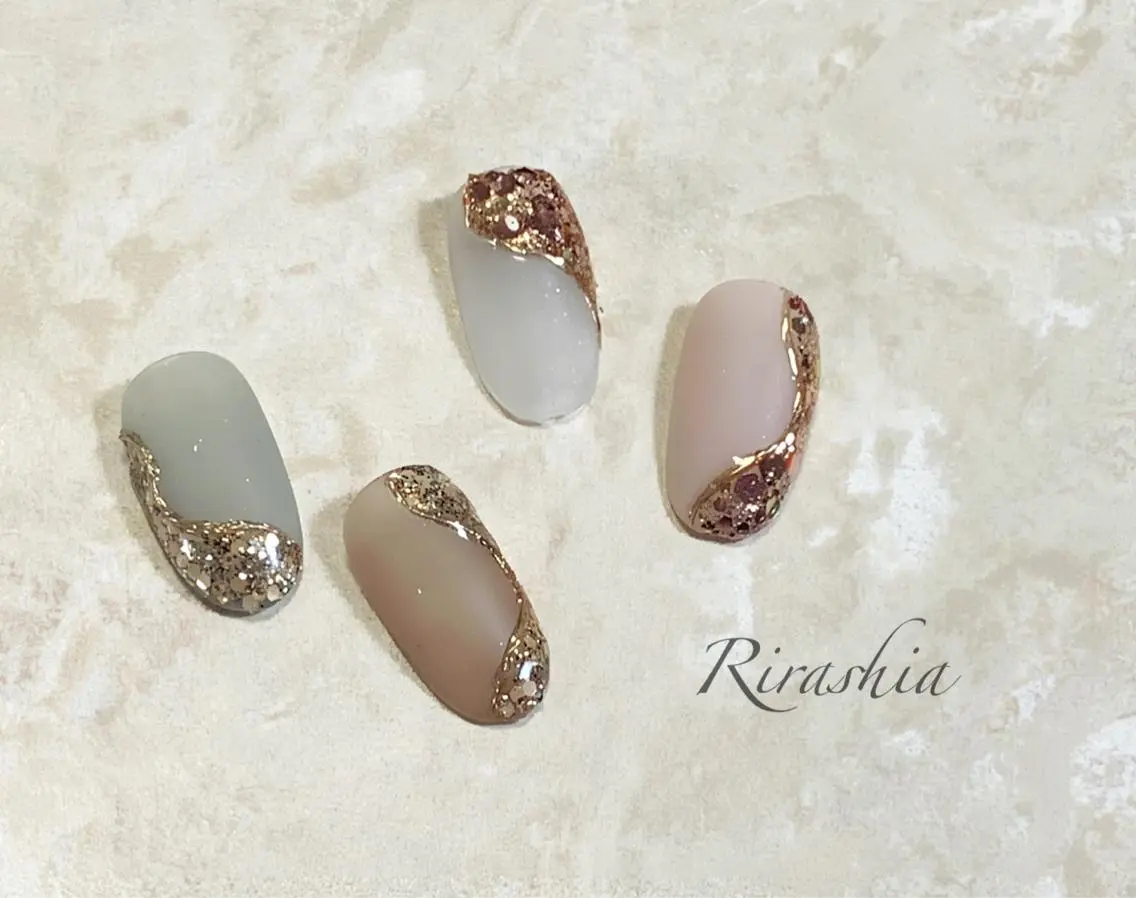 ネイル 美容と癒しのサロン Rirashia姪浜のネイルデザイン