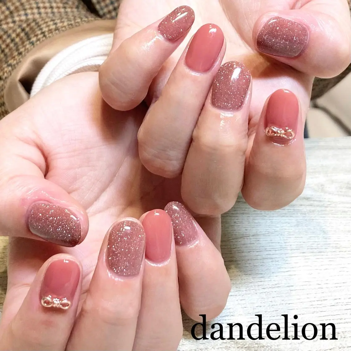ネイル ハンドネイル ハンドケア dandelion ダンデライオンのネイルデザイン