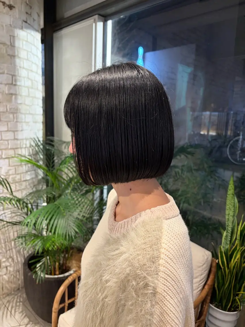 ショート ボブ 杉崎 朝佳のヘアスタイル