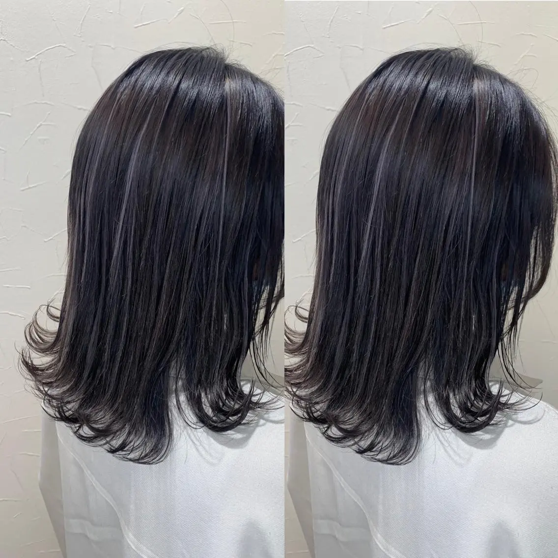 ミディアム ハイライト カット パーマ お悩み、似合わせ提案 将真のヘアスタイル