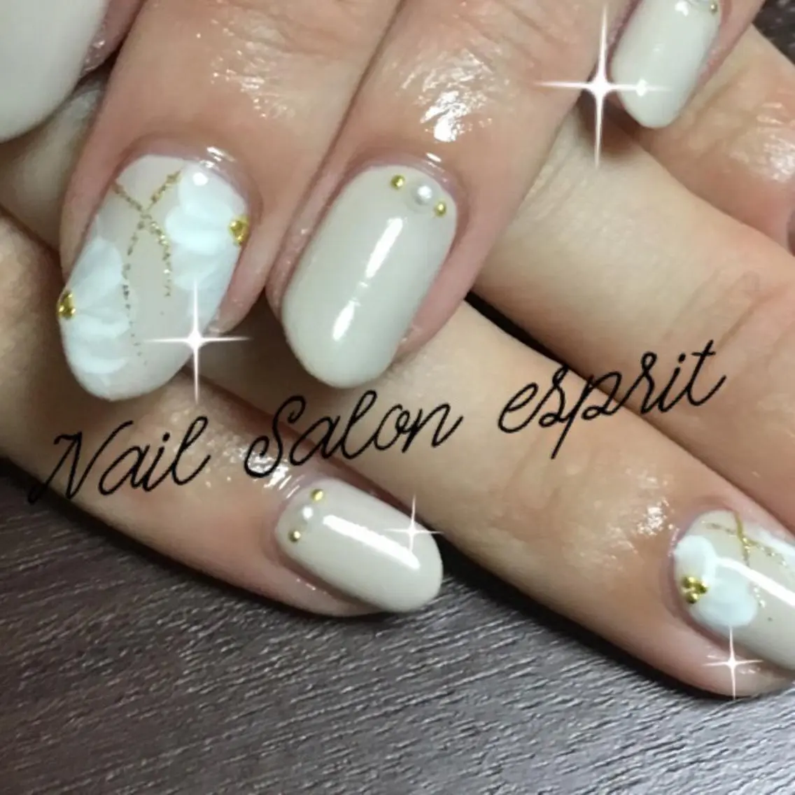 ネイル アートネイル フラワーネイル シンプルネイル Nail Salon espritのネイルデザイン