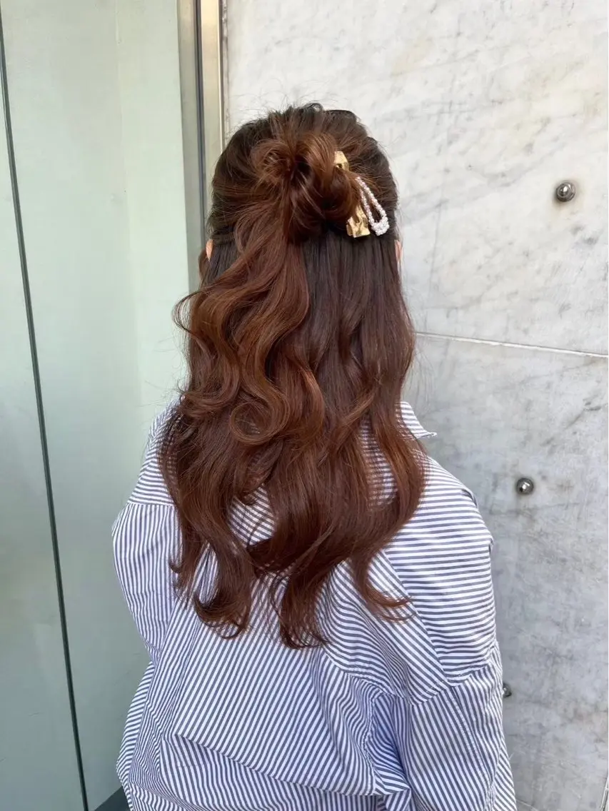 ヘアアレンジ ヘアセット Mila Chisaのヘアスタイル