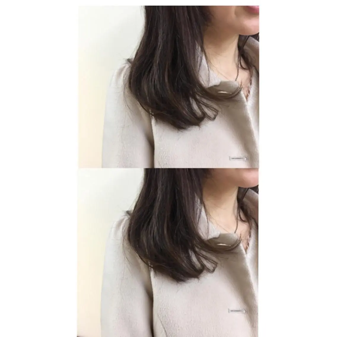 セミロング タナカ タクヤのヘアスタイル