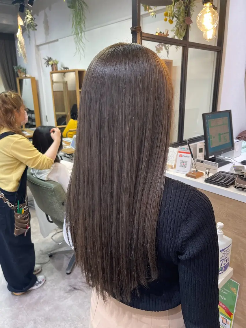 カラー ヘアカラー トリートメント 透明感カラー💎 アレンジ🩰Rimiのヘアスタイル