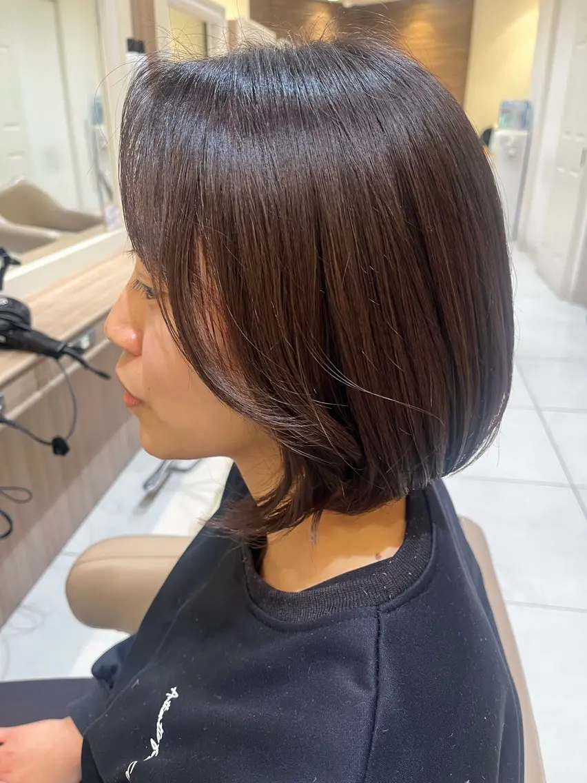 カラー ヘアカラー モデル様募集中 田中ゆらのヘアスタイル