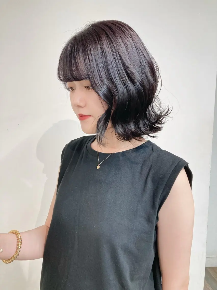 ミディアム カラー カット トリートメント ヘアセット ✂️似合わせの魔術師 石田一樹✂️のヘアスタイル