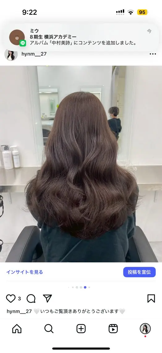 カラー 透明感🫧韓国 🫧hana🫧のヘアスタイル