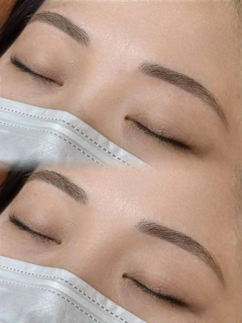アイブロウ ワックス脱毛 眉カット M.Wish maho🎀🫧のマツエク・マツパデザイン