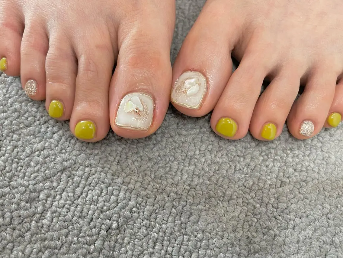 ネイル フットネイル riri-nail Rie Endoのネイルデザイン