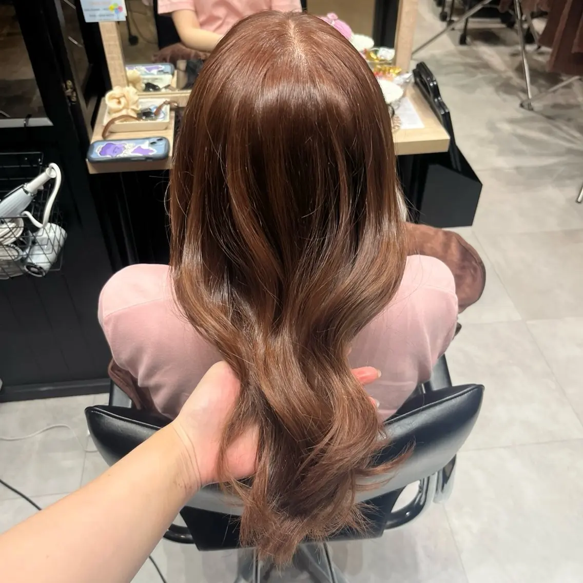 セミロング カラー ヘアカラー トリートメント 🎀愛されモテ カラー🎀/moeのヘアスタイル