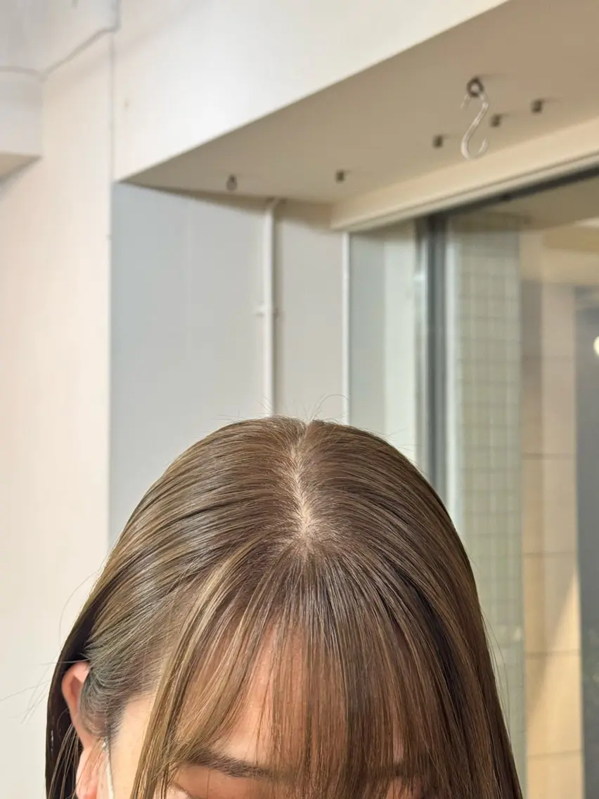 カラー 透明感カラー ヘアカラー たけかわ みちのヘアスタイル