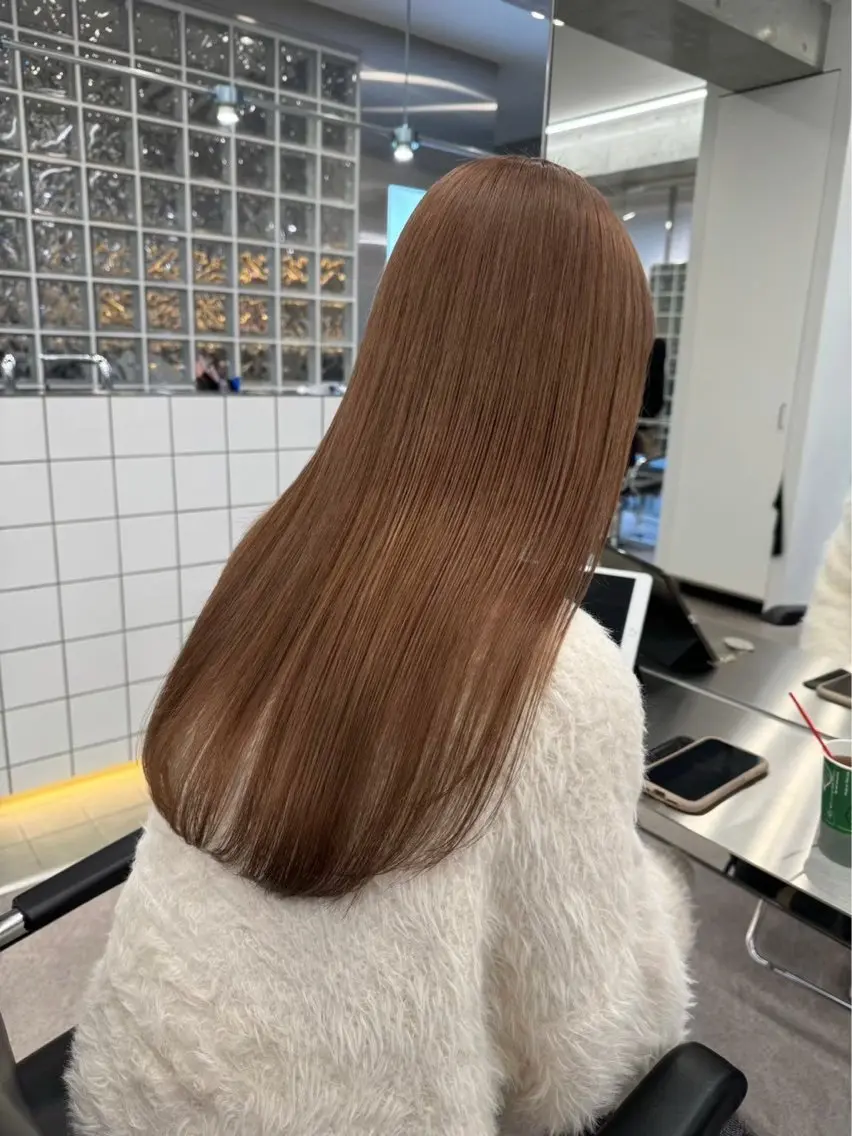 ロング ヘアカラー ⭐️透明感カラー⭐️ とうごのヘアスタイル