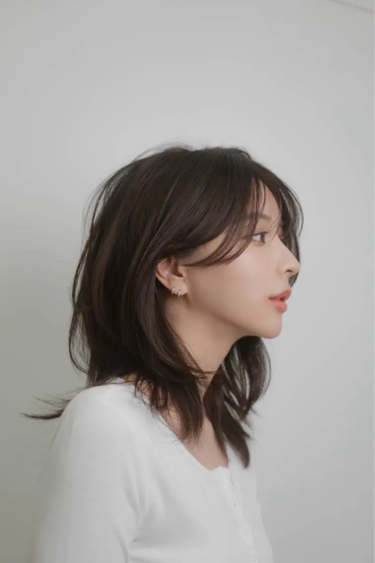 ミディアム トリートメント ミディアムレイヤー 募集中/村上廉のヘアスタイル