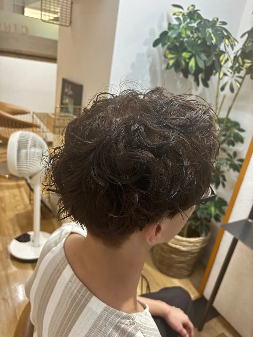 カラー パーマ CINQ ゆりんのヘアスタイル