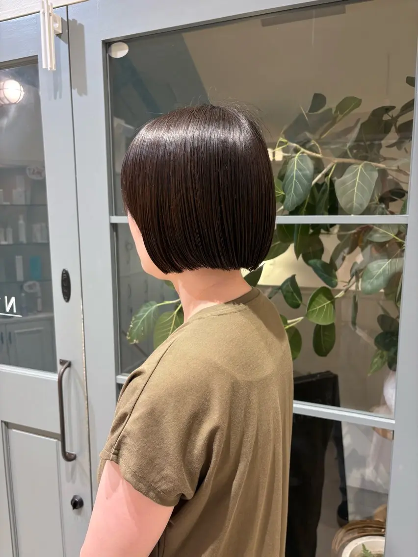 ショート ボブ 加藤 風花のヘアスタイル