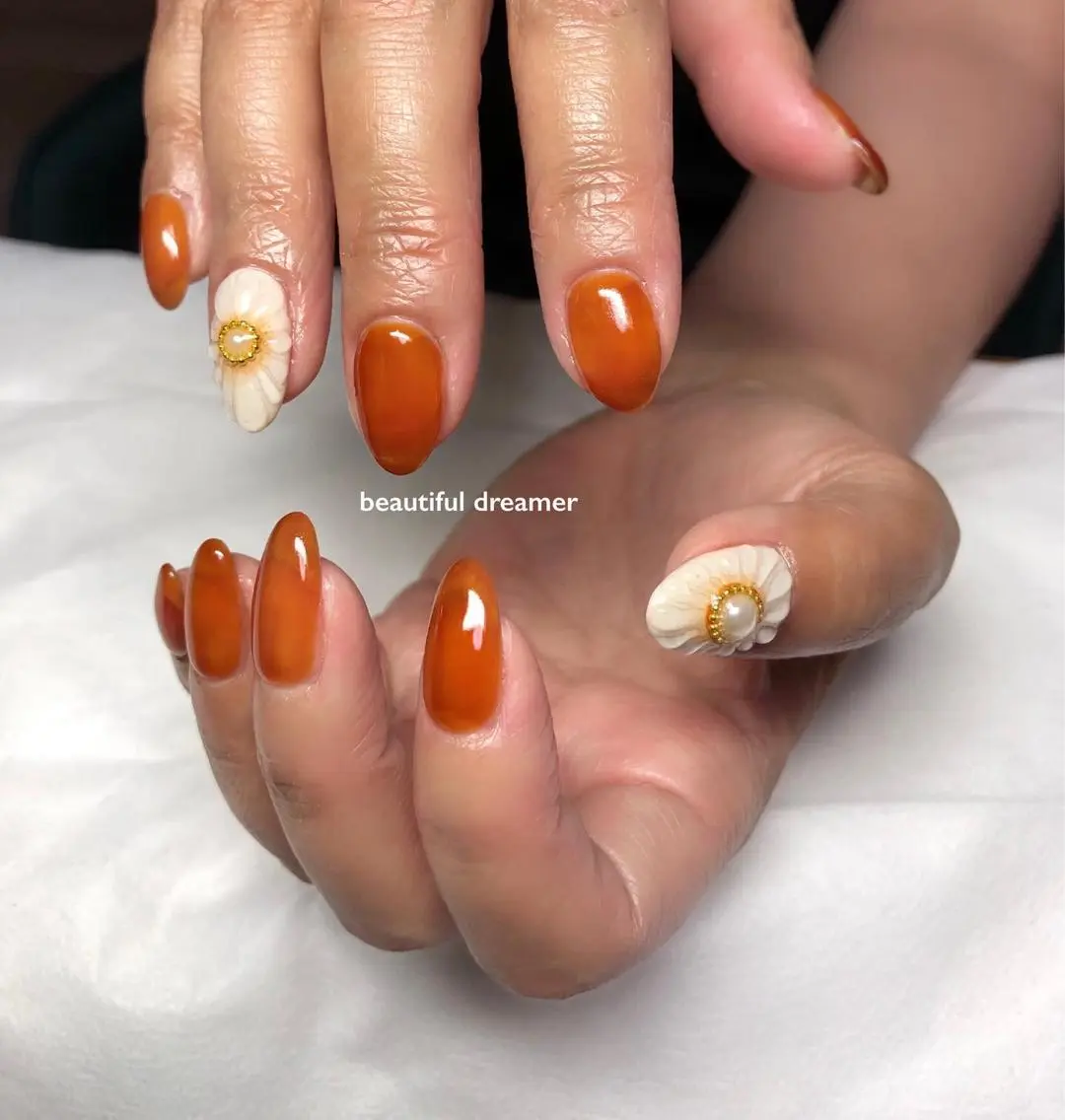 Hand【Simple2】アート2本+ワンカラー✨(ファイリング&ドライケア込み)🍒シンプルの写真