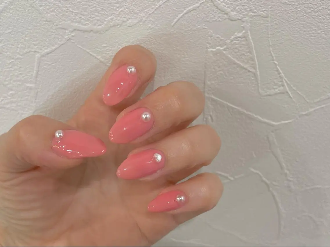 ネイル ワンカラーネイル riri-nail Rie Endoのネイルデザイン