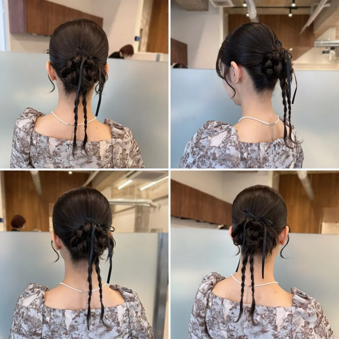 セミロング カラー ヘアアレンジ ヘアセット 縮毛矯正+モテカラー 🎀✨MIHOのヘアスタイル
