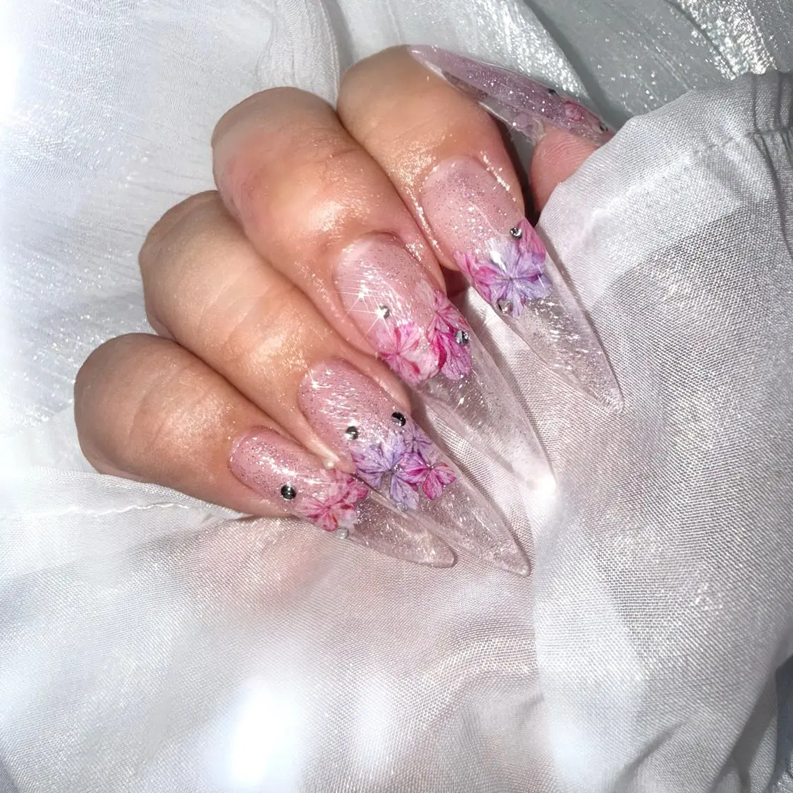 ネイル クリアネイル 持ち込み ハンドネイル ★Rinail... .のネイルデザイン