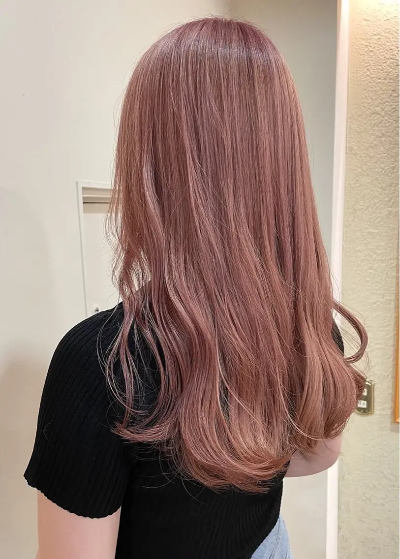 カラー+全体ブリーチの写真