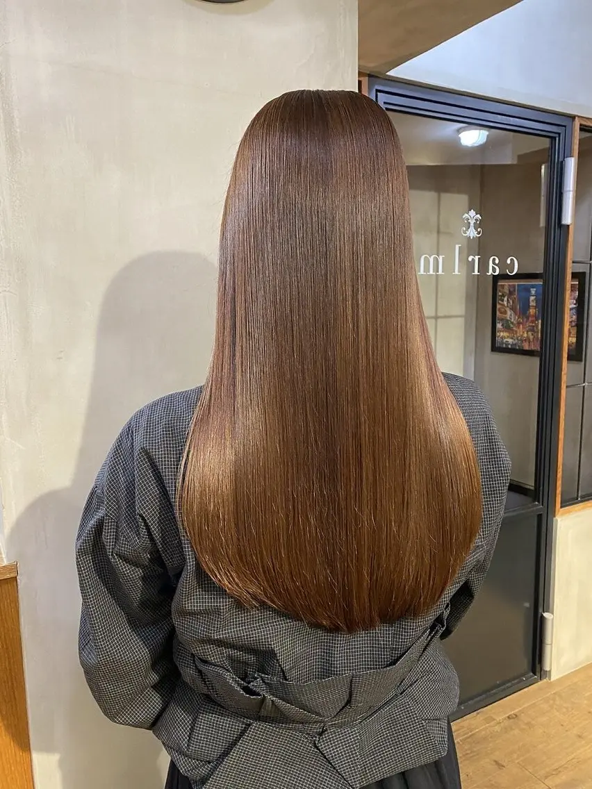 ロング 縮毛矯正 トリートメント carlm【 カールム】薬院・今泉のヘアスタイル