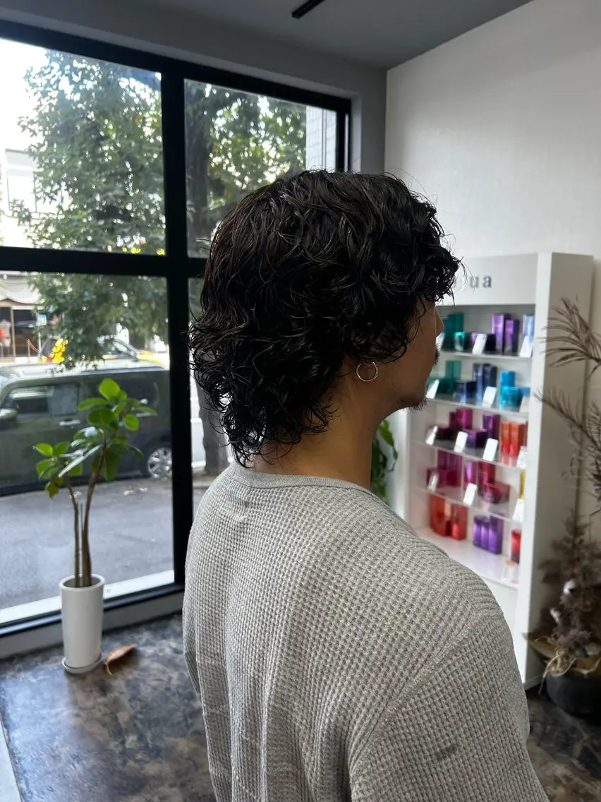 パーマ メンズ メンズパーマ 西浦 たくみのヘアスタイル