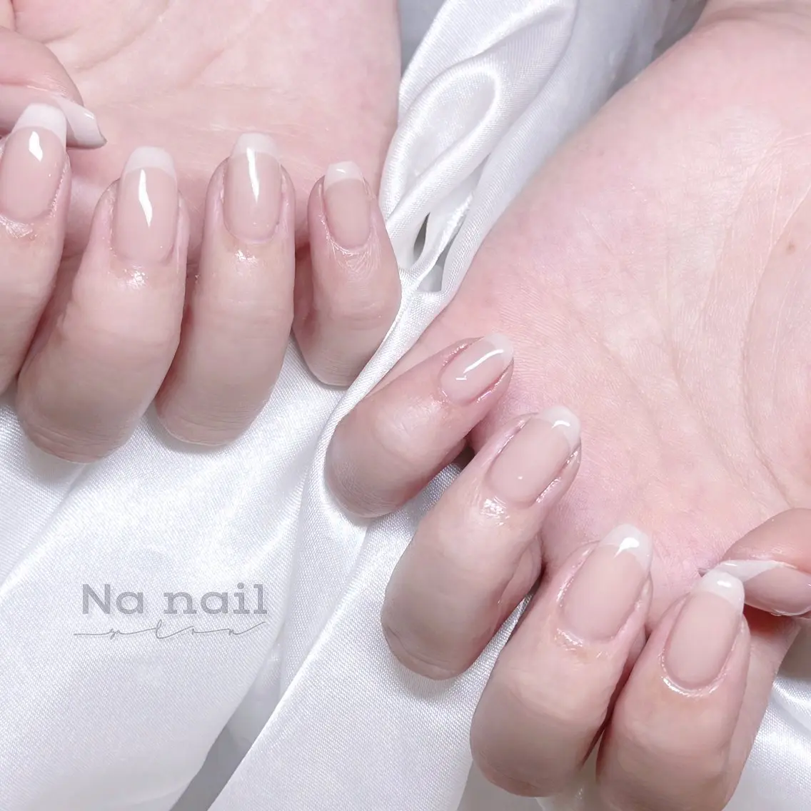 ネイル チークネイル フラッシュネイル フレンチネイル ジェルネイル グラデーション ハンドネイル ハンドケア CC Nail 高田馬場のネイルデザイン