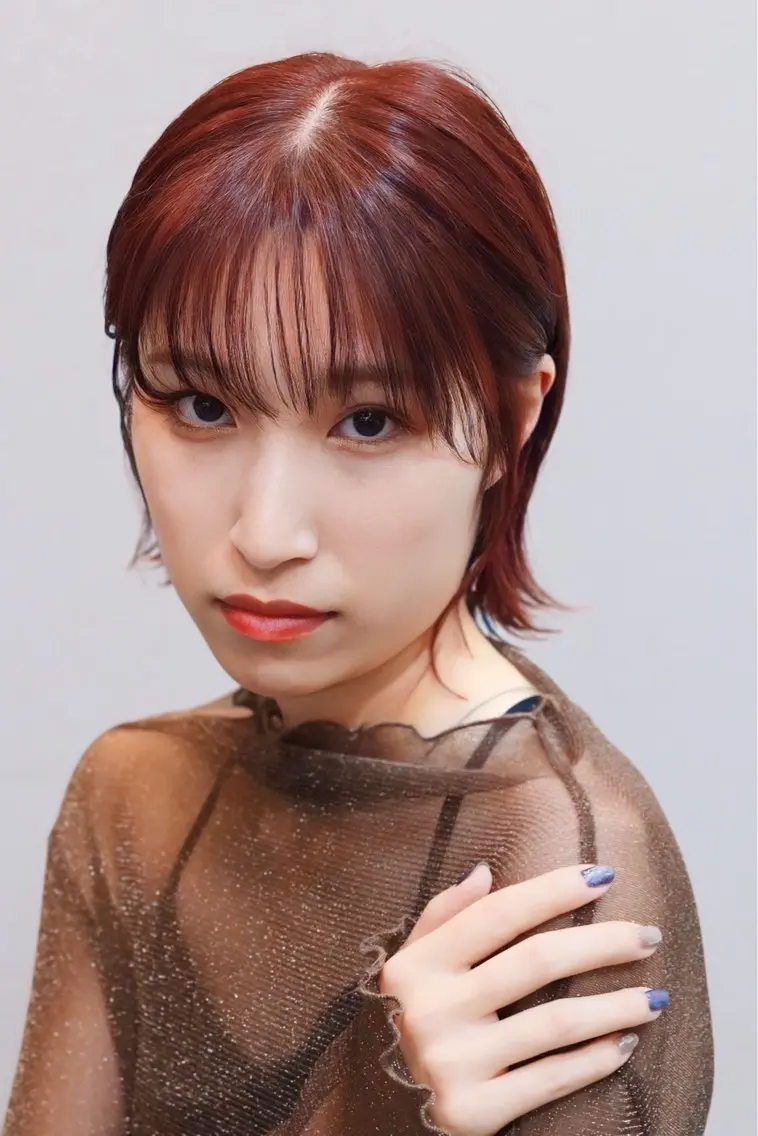 ミディアム カラー ボブレイヤー 韓国風カラー ボブ 韓国風ヘア レイヤーカット 大住 京平のヘアスタイル