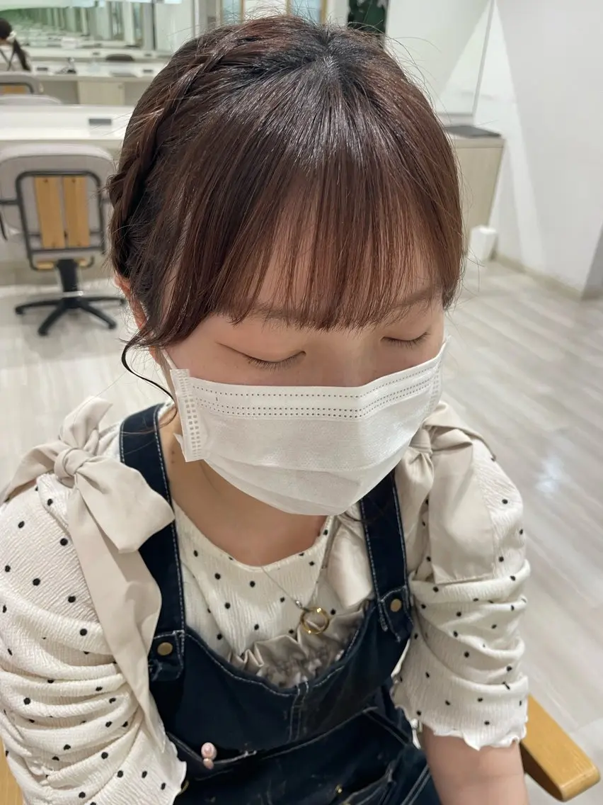 🩶前髪カット 前髪ストレート🩶の写真