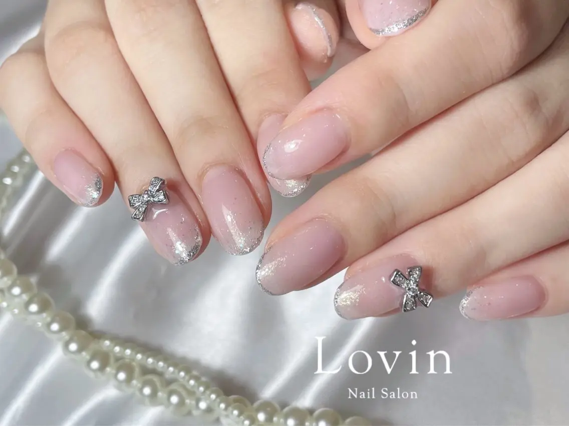 ネイル ジェルネイル ガーリー オフィスネイル パラジェル k-two nailのネイルデザイン