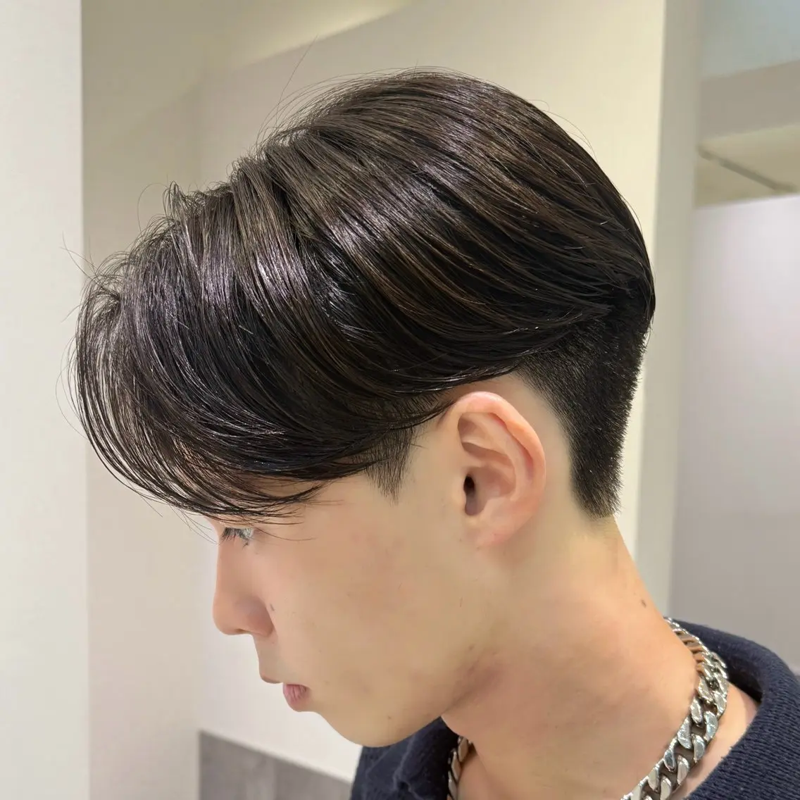メンズ カット 縮毛矯正 センターパート特化/ メンズカット/ヒロキのヘアスタイル