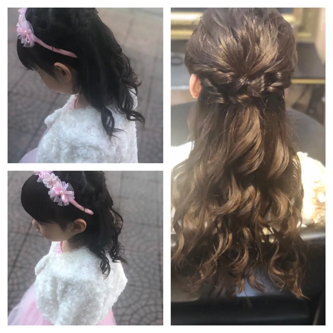 ヘアアレンジ ヘアセット 艶カラー🩵💛 NANAのヘアスタイル