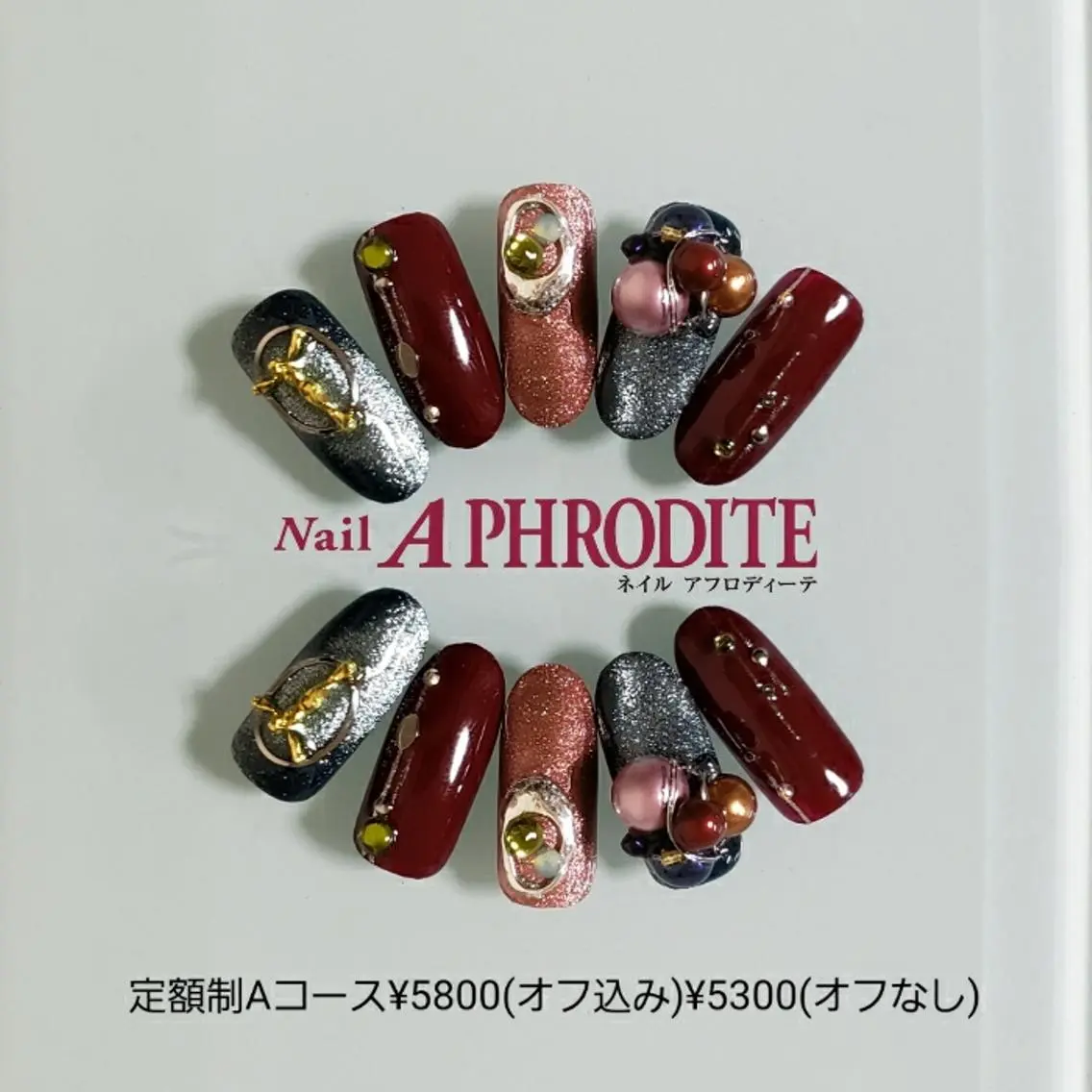 ネイル 持ち込み ニュアンスネイル ハンドネイル Nail Aphroditeのネイルデザイン