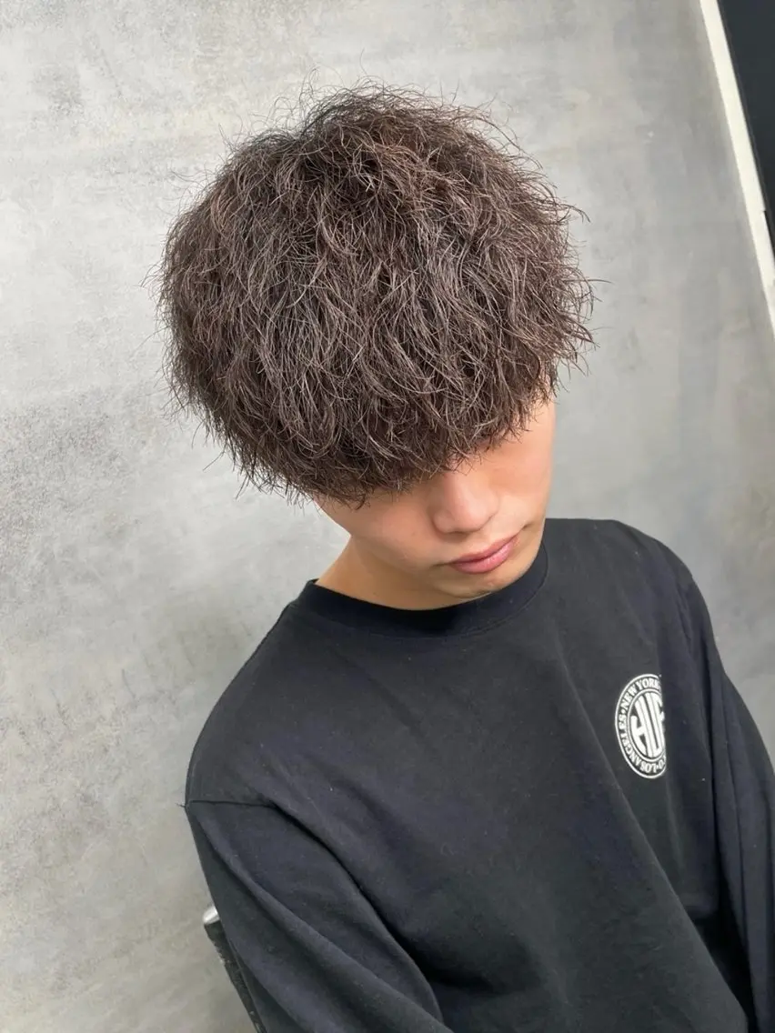 パーマ メンズ 静岡 / 毛流れ特化 /下居真大のヘアスタイル