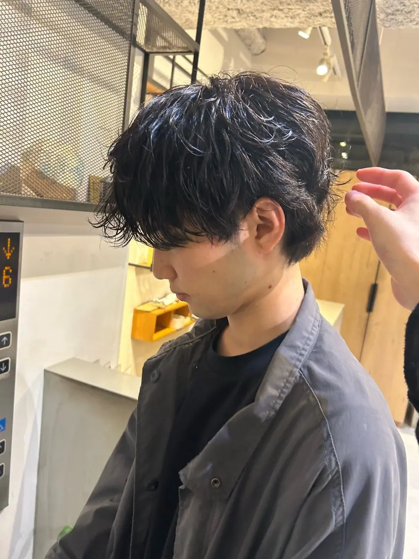 パーマ メンズ メンズ清潔感のプロ 💈メンズパーマ藤田のヘアスタイル