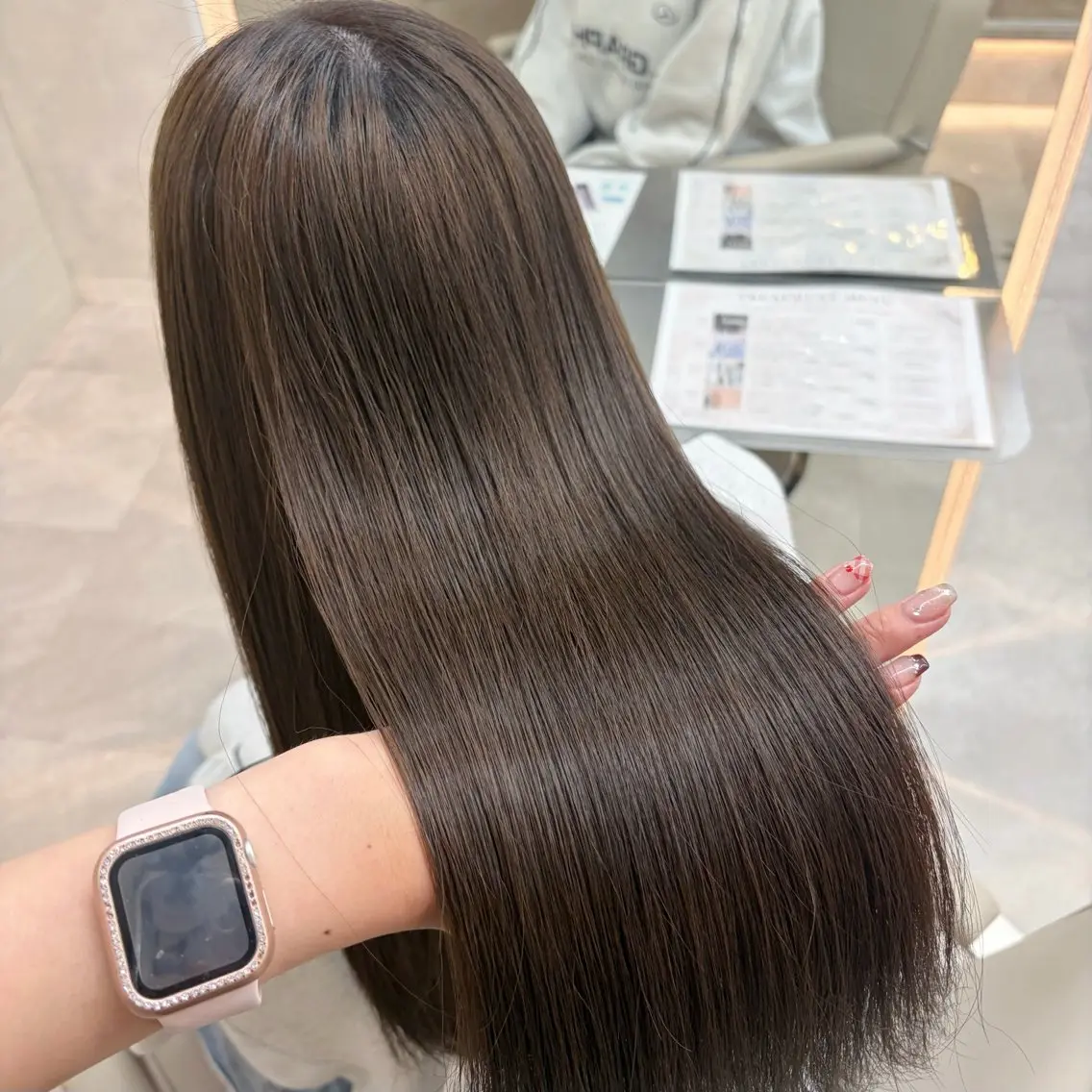ロング カラー ヘアカラー 💕透明感カラー💕 みゆう💕赤羽のヘアスタイル