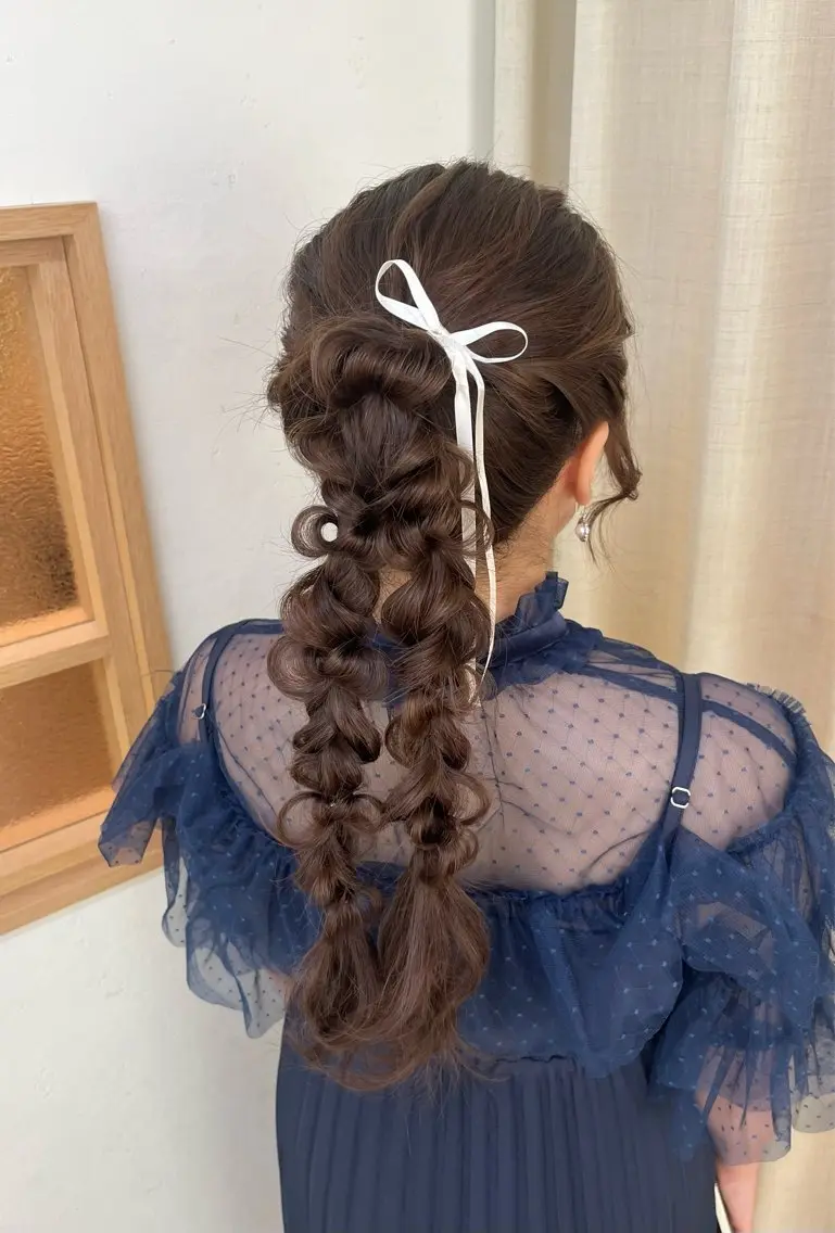 ✨🌸🏫【学割ヘアセット】🏫🌸✨推し活などに🫶🏻土日祝限定の学割ヘアセットです🌿※学生証必須※ミニモ学割の写真