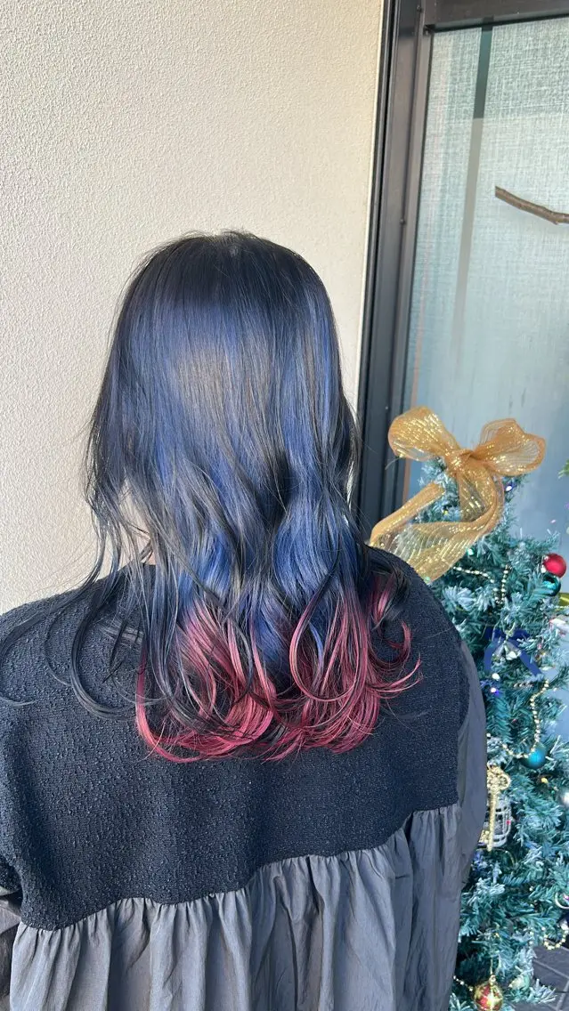 セミロング 国府田 裕のヘアスタイル