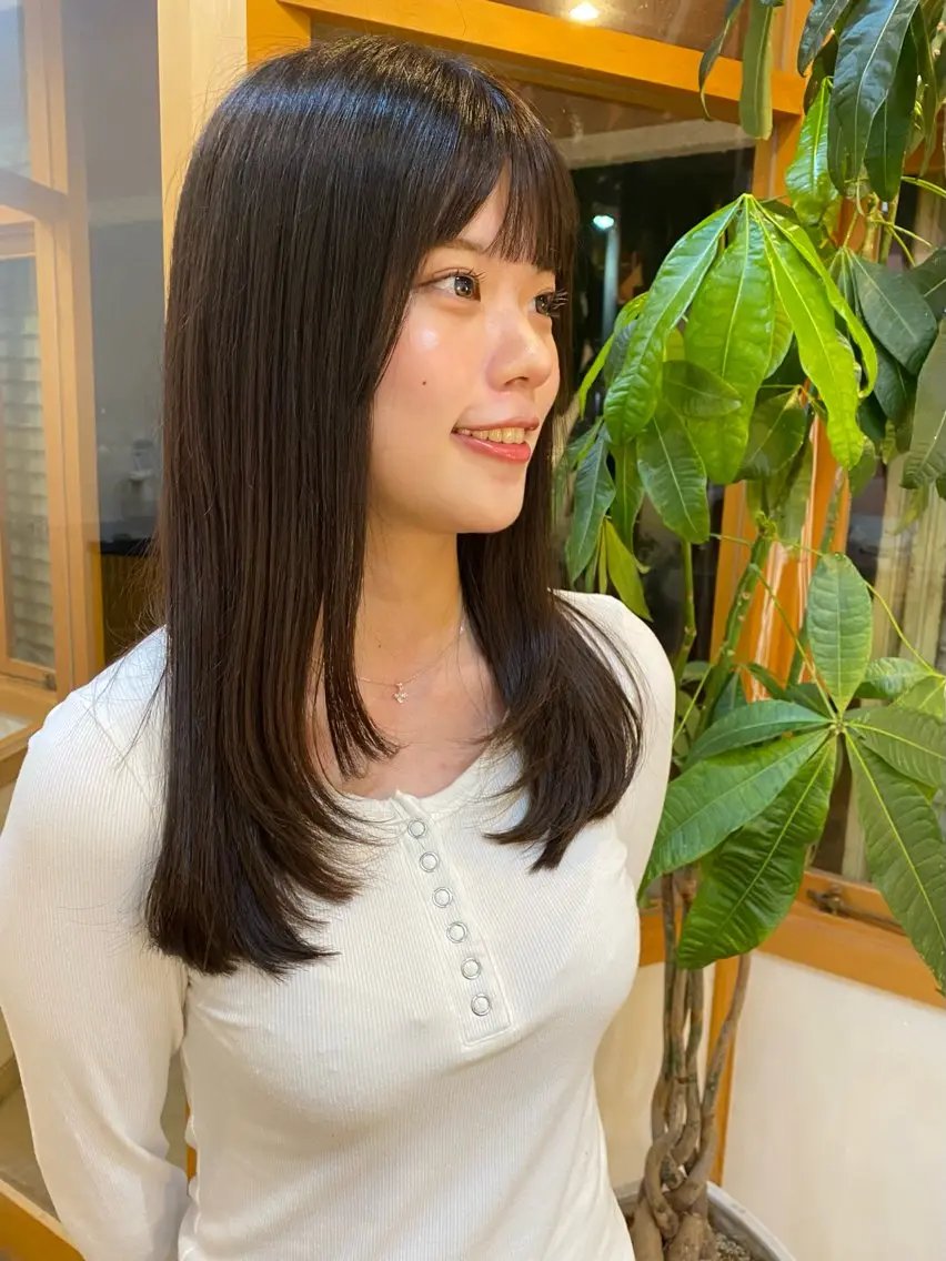 【ロング限定】カット+カラー ¥11,000→7,700の写真