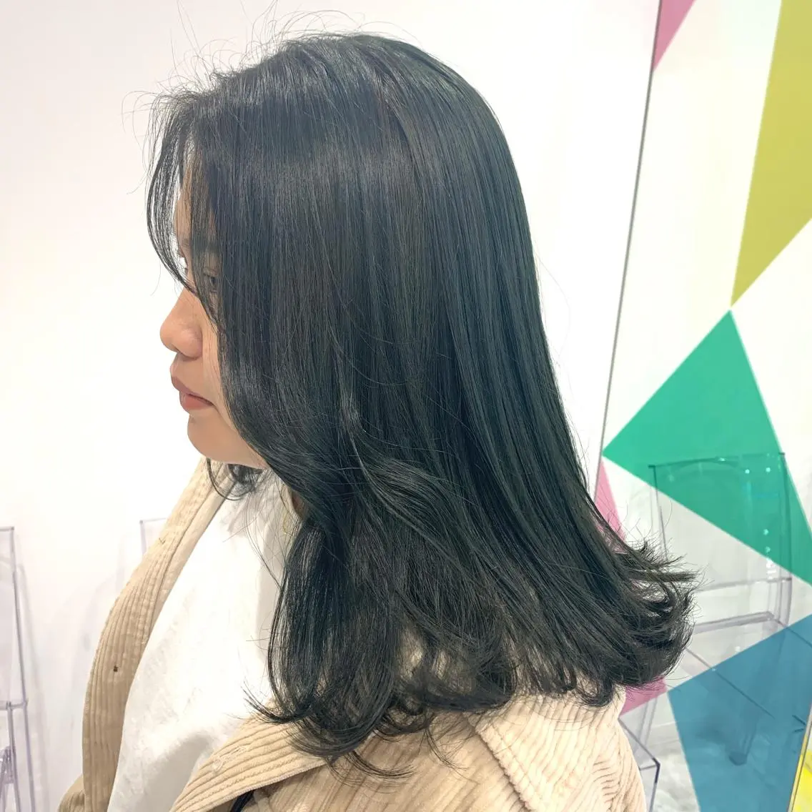 ミディアム カラー ヘアアレンジ 完全💗マンツーマン marinのヘアスタイル