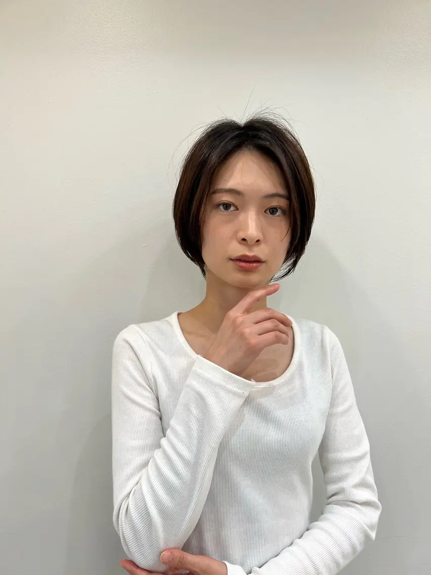 ショート カット ヘアカラー トリートメント 新井翼/銀座 メンズお任せくださいのヘアスタイル