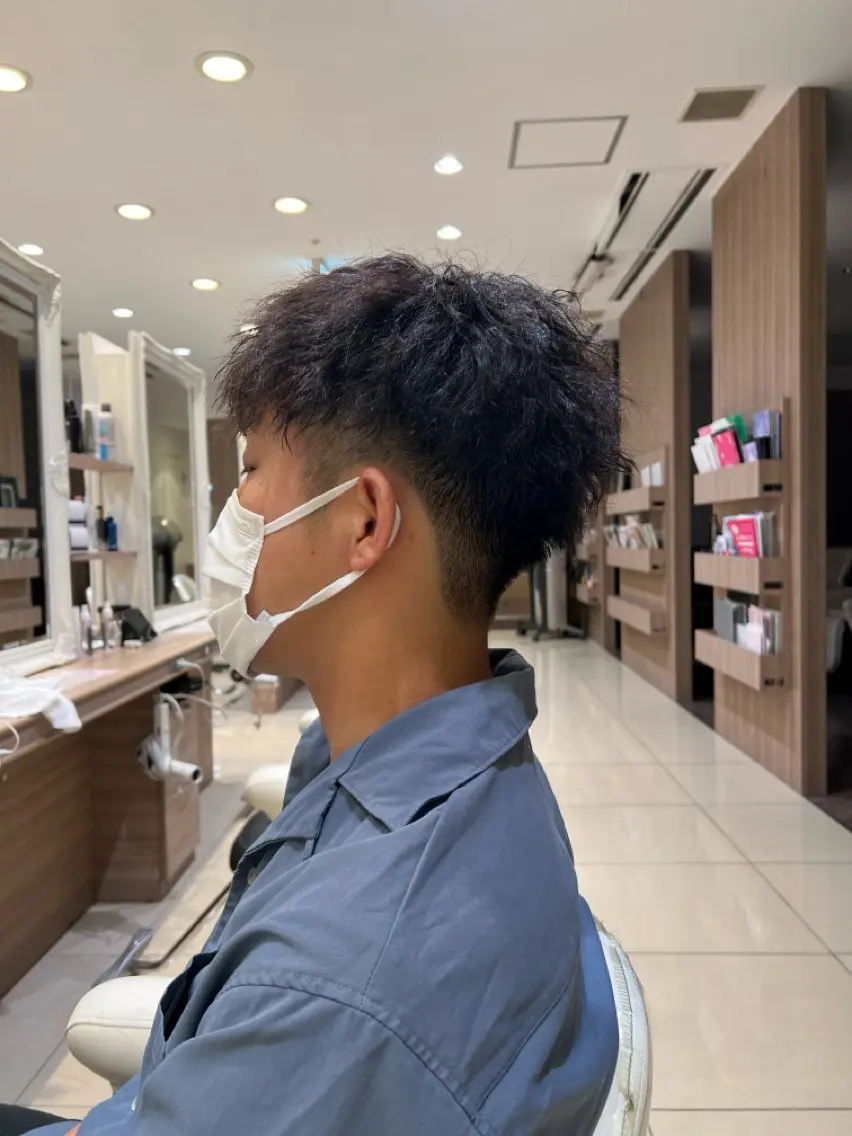 パーマ メンズ こちんだ ともかのヘアスタイル
