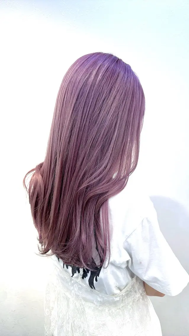 ロング ヘアカラー レディースショート カットモデル募集🌟のヘアスタイル