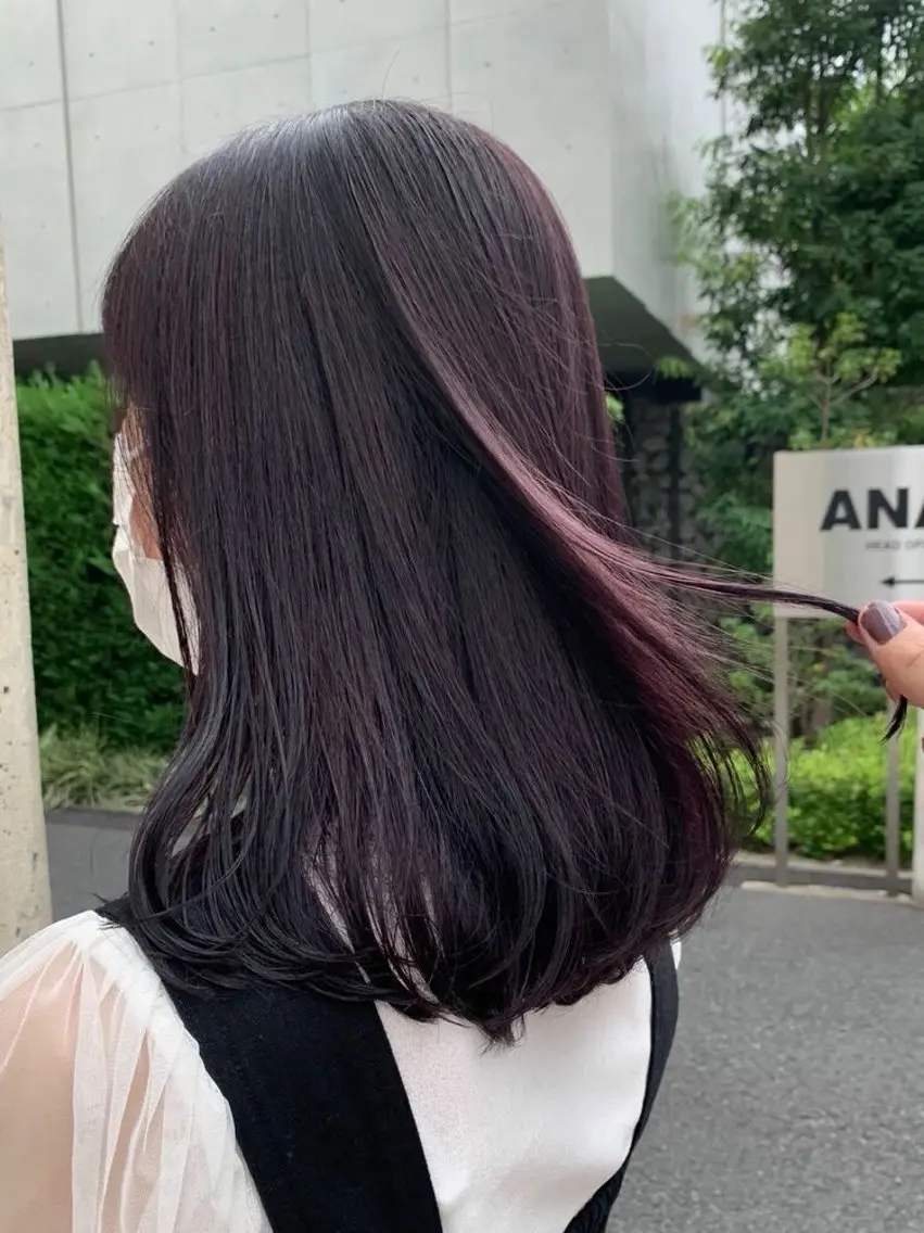 ブリーチなしラベンダーカラー🍇の写真